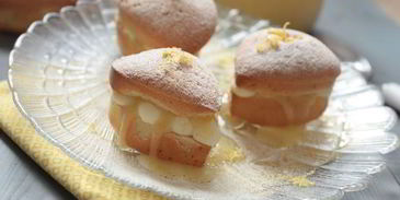 кексы-валентинки с лимонным курдом