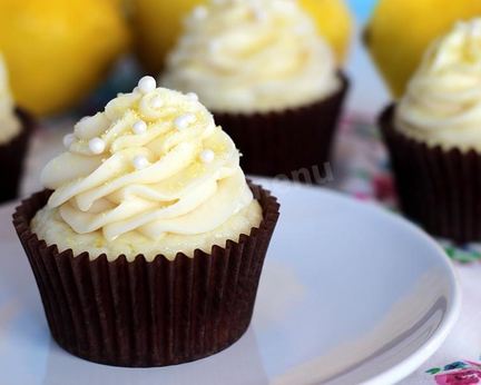 Крем для кексов сверху