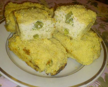 Куриные кексы со стручковой фасолью До-ре-ми