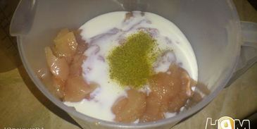 куриные кексы со стручковой фасолью до-ре-ми