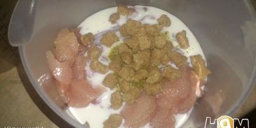 куриные кексы со стручковой фасолью до-ре-ми