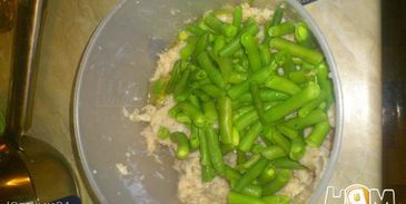 куриные кексы со стручковой фасолью до-ре-ми