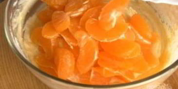 мандариновый кекс-пирог