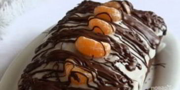 мандариновый кекс-пирог