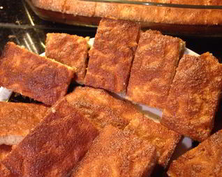 Нежный кекс с айвой