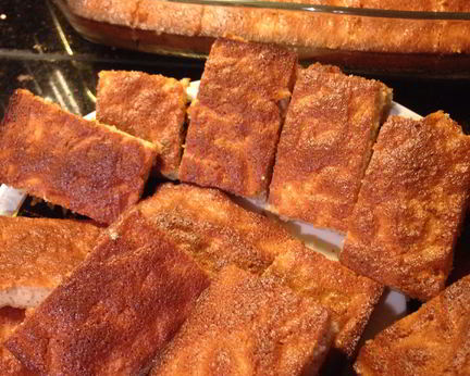 Нежный кекс с айвой