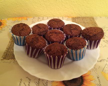 Очень шоколадный капкейк