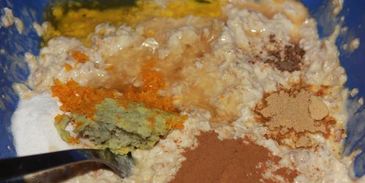 овсяный кекс с черносливом, апельсином и имбирем