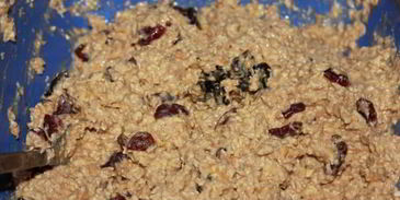 овсяный кекс с черносливом, апельсином и имбирем