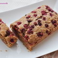 Рецепт Постного кекса с миндалем и брусникой