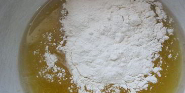 постный медово-апельсиновый кекс