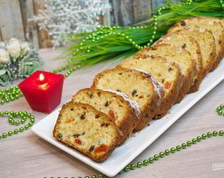 Рождественский кекс с сухофруктами