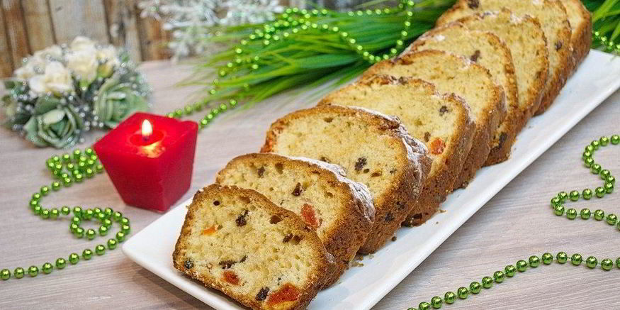 Рецепт рождественского кекса с сухофруктами