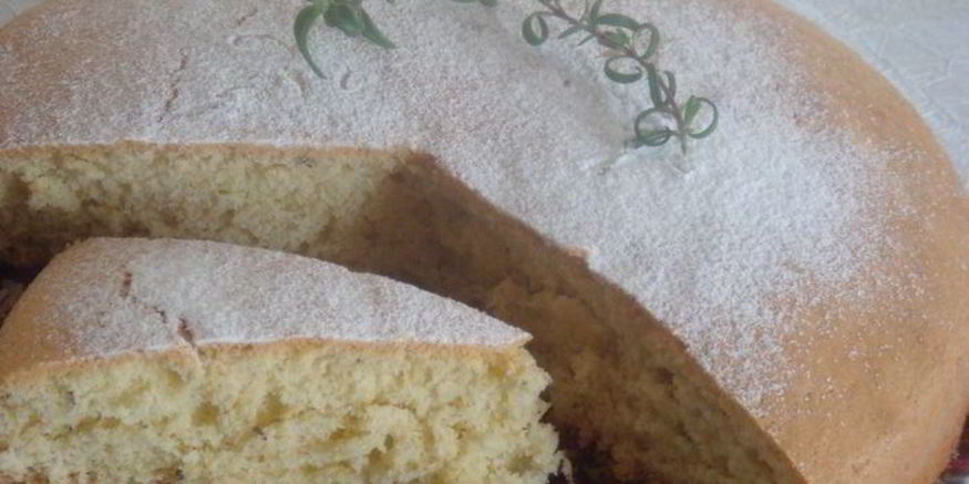 Рецепт розмаринового кекса