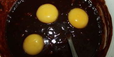 шоколадно-банановый кекс