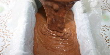 шоколадно-банановый кекс