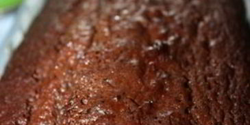 шоколадно-банановый кекс