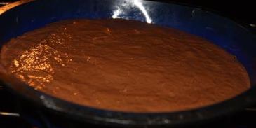 шоколадный кекс на кокосовом молоке