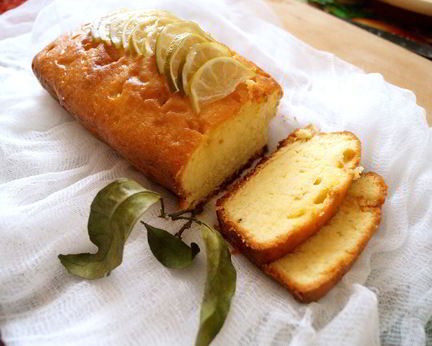 Цитрусовый кекс с лаймовой глазурью