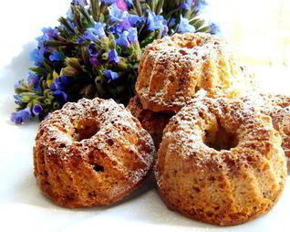 Тыквенные кексы с орехами