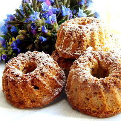 Тыквенные кексы с орехами