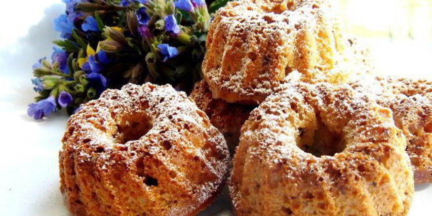 Рецепт тыквенных кексов с орехами