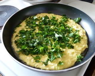 Хачапури ленивые с сыром и зеленью