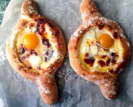 Хачапури по аджарски без дрожжей