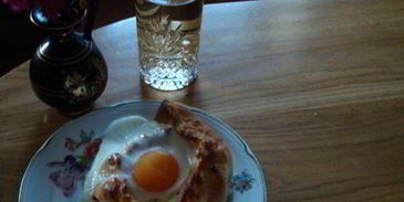 хачапури по-аджарски