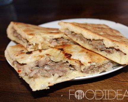 Хачапури с мясом