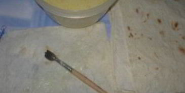 ленивый хачапури из лаваша