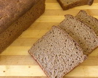 Амарантово-ржаной хлеб