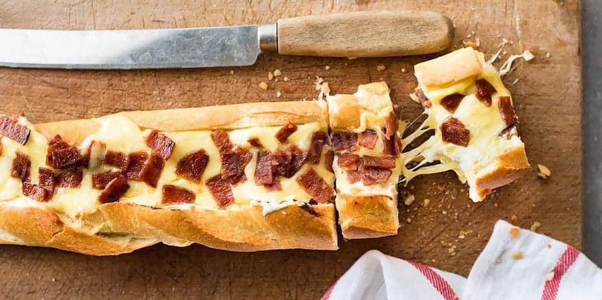 Рецепт багета с начинкой