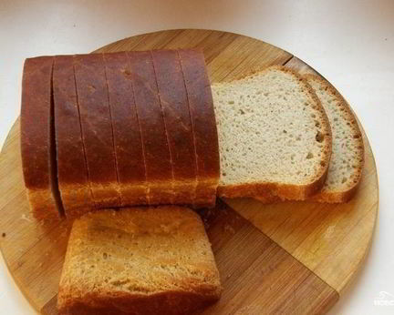 Белый хлеб на закваске в духовке