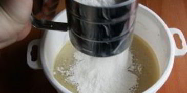 белый хлеб на закваске в духовке