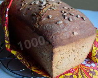 Бездрожжевой хлеб из пшенично-ржаной муки