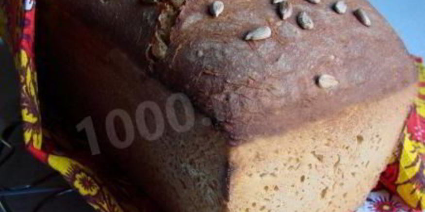 Рецепт бездрожжевого хлеба из пшенично-ржаной муки