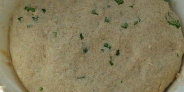 чесночный хлеб с петрушкой