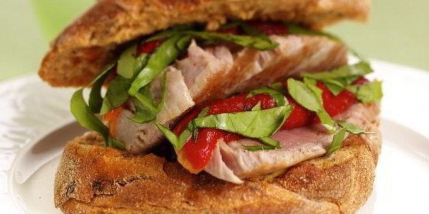 Рецепт чиабатты с тунцом, овощами и зеленью элита