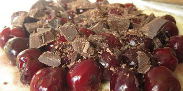 галеты с черешней и шоколадом