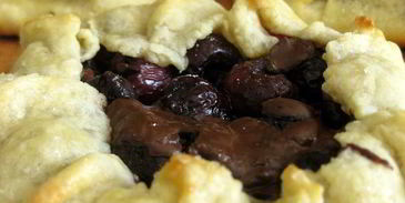 галеты с черешней и шоколадом
