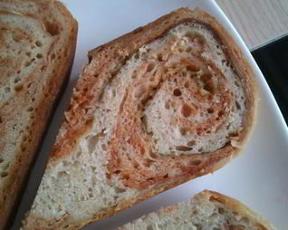 Хлеб из двух видов теста