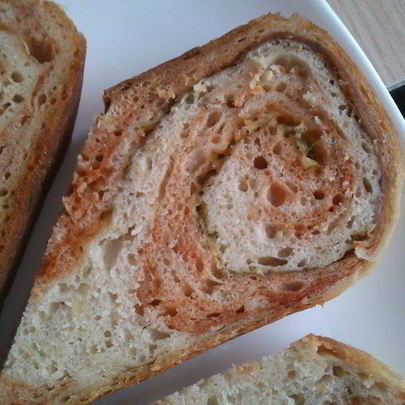 Хлеб из двух видов теста