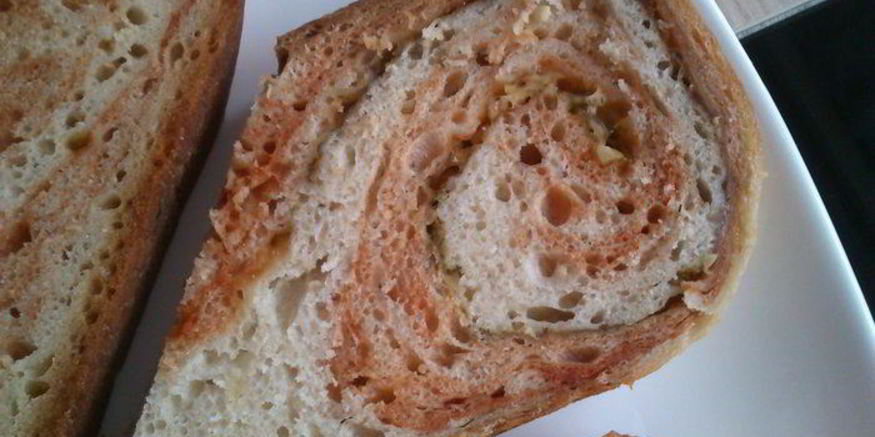 Рецепт хлеба из двух видов теста