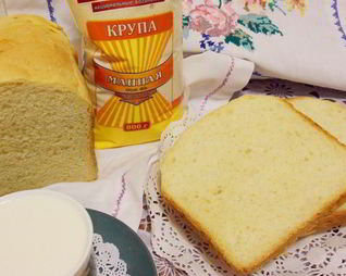 Хлеб на манной каше