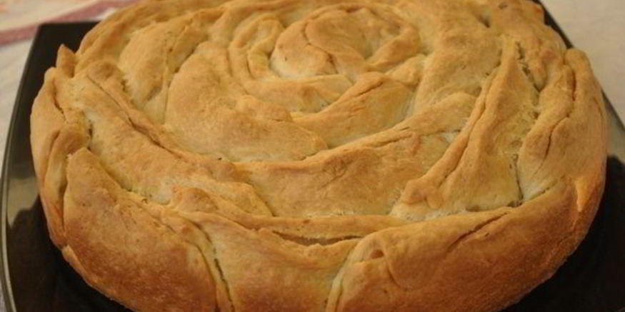 Рецепт хлеба роза с сыром и укропом