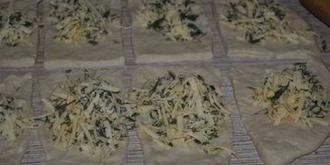 хлеб роза с сыром и укропом