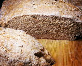 Хлеб ржаной бездрожжевой