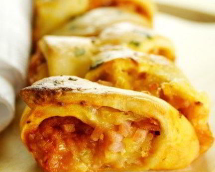 Хлеб с оливковым маслом и томатами