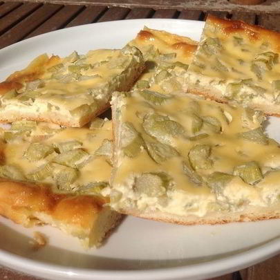 Латышский ревеневый плоский хлебушек